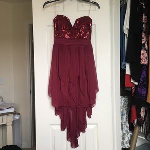 Maroon Prom Dress